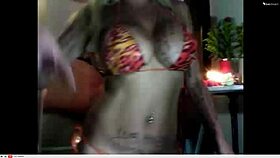 Maribel Zambrano flaunts big venezuelan tits on twitcam