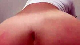 hot bitch with big booty in first person view