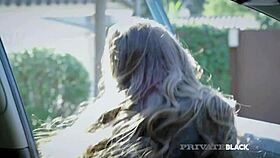 hot blogger clea gaultier takes a bbc deep in her tight rear for private black.