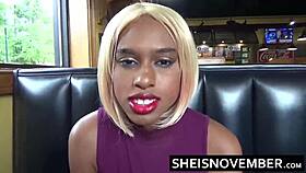 hd msnovember shows big breasts for outdoor facial cumshot