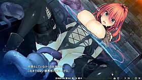 Nightmare vampire in intense hentai scene with hot action