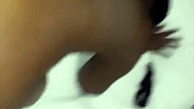 Amateur black babe bent over for doggystyle fuck