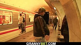 Older man chooses big breasted mature woman for some fun