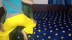 I saw this girl get fucked by her landlord