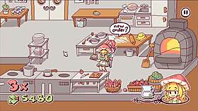 Futanari Customers Flash Big Tits for Cumshots