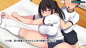 Girls enroll in former boys school and enjoy hentai adventures