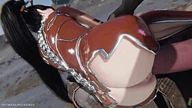 eve from stellar blade is fucked hard by huge dick loop in 3d cartoon