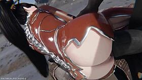 eve from stellar blade is fucked hard by huge dick loop in 3d cartoon