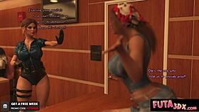 फुटा3डीएक्स कोर्टहाउस ड्रामा हॉट एएफ ज्यूसी थ्रीसम में बदल जाता है, ओप्स