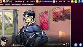 comix harem-hero academy 2 features tits, blowjob, and ass licking action.