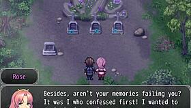 i'm playing henteria chronicles part 2. it's an anime game with cheating scenes and pixel art.