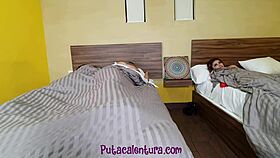 Luis Garay tempts his wife's petite Latina niece with intense fucking