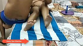 Today Jiya Bhabi Takes Full Body Massage From Hot Sexy Boy!