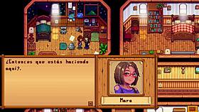 i explore stardew valley with maru in this first part, spanish version
