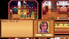 i explore stardew valley with maru in this first part, spanish version