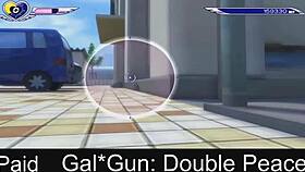 Gal gun double peace episode 4-1 in anime game style