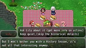 i'm playing henteria chronicles part 2. it's an anime game with cheating scenes and pixel art.