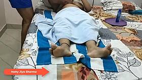 Today Jiya Bhabi Takes Full Body Massage From Hot Sexy Boy!
