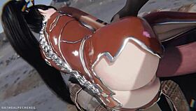 eve from stellar blade is fucked hard by huge dick loop in 3d cartoon