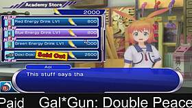 Gal gun double peace episode 4-1 in anime game style