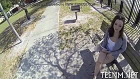 Scarlett Sawyer, the teen 18+, gets her mouth filled with goo from a hardcore blowjob.