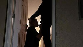 Hey, trying to get caught fucking in the hotel doorway with big tits exposed.