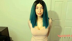 my step-sister accidentally messes up during the self-defense lesson, leading to a funny blooper.