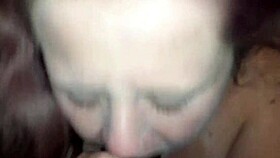 Danni, the neighbor, can't resist sucking that massive black cock.