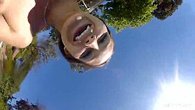 Pool go-pro fun hints at dani daniels' big tits and ass