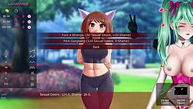 Magicalmysticva plays my hero academia porn game stream with sexy hentai tuition