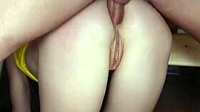 is my stepdaughter ready for my big cock anal creampie now?