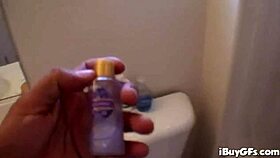 lingerie teen 18+ denice k sucks on hard cock in shower homemade close up