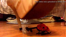 i feel my italian mistress crush me with dirty feet like a toy helicopter