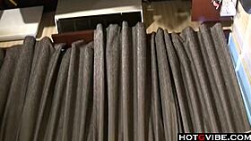 sexy stacked girl enjoys a relaxing rub