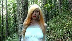 Sexy blonde gamer girl Roxy shows off her boots and legs in slow motion!