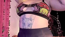 I, uh, can’t stop jerkin’ in black pantyhose with these huge tits tempting me!