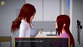 Wow, my new family with big tits!