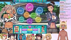 vtuber lewdneko plays huniepop 2 double date part 8