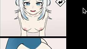 I love this costplayer an' sharkgirl combo, they got huge tits an' a creampie in ep 3.