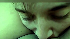 A petite amateur with no pubic hair gives great blow job and kiss like a Greek goddess