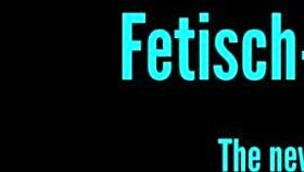 tattooed asian goddess with short leg cast rocks leather dominatrix outfit for fetish domination