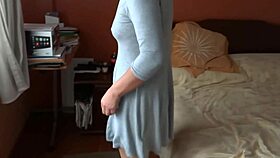 Ever seen a stunning 59-year-old mature woman climax hard in solo play?