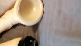 does she masturbate anal and beg?