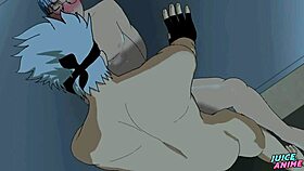 I love Kakashi dominating Kabuto