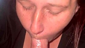 Quick Blowjob Before Work With Blue Eyes