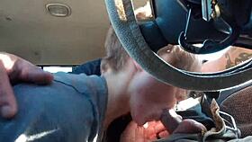 guy gets road head from black cock in socks