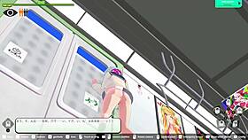 Loop Train H-Game Elevator Scene Gets Steamy with Wild Action! 😜