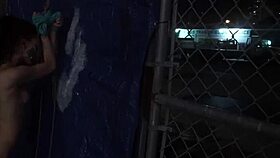 webcam teen 18+ shakin' rough outdoor public hook-up is anya olsens only