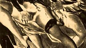 Vintage erotic art captures raw sensual sketches from the past.