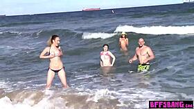 tattooed bisexual teen bffs suck and ride monster cock